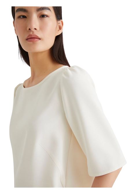 T-shirt in envers satin - BIANCO LANA Marella articolo 365 | VANESSA001